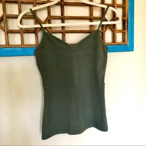 3/$15✨ Olive Green Old Navy Layering Cami, size small